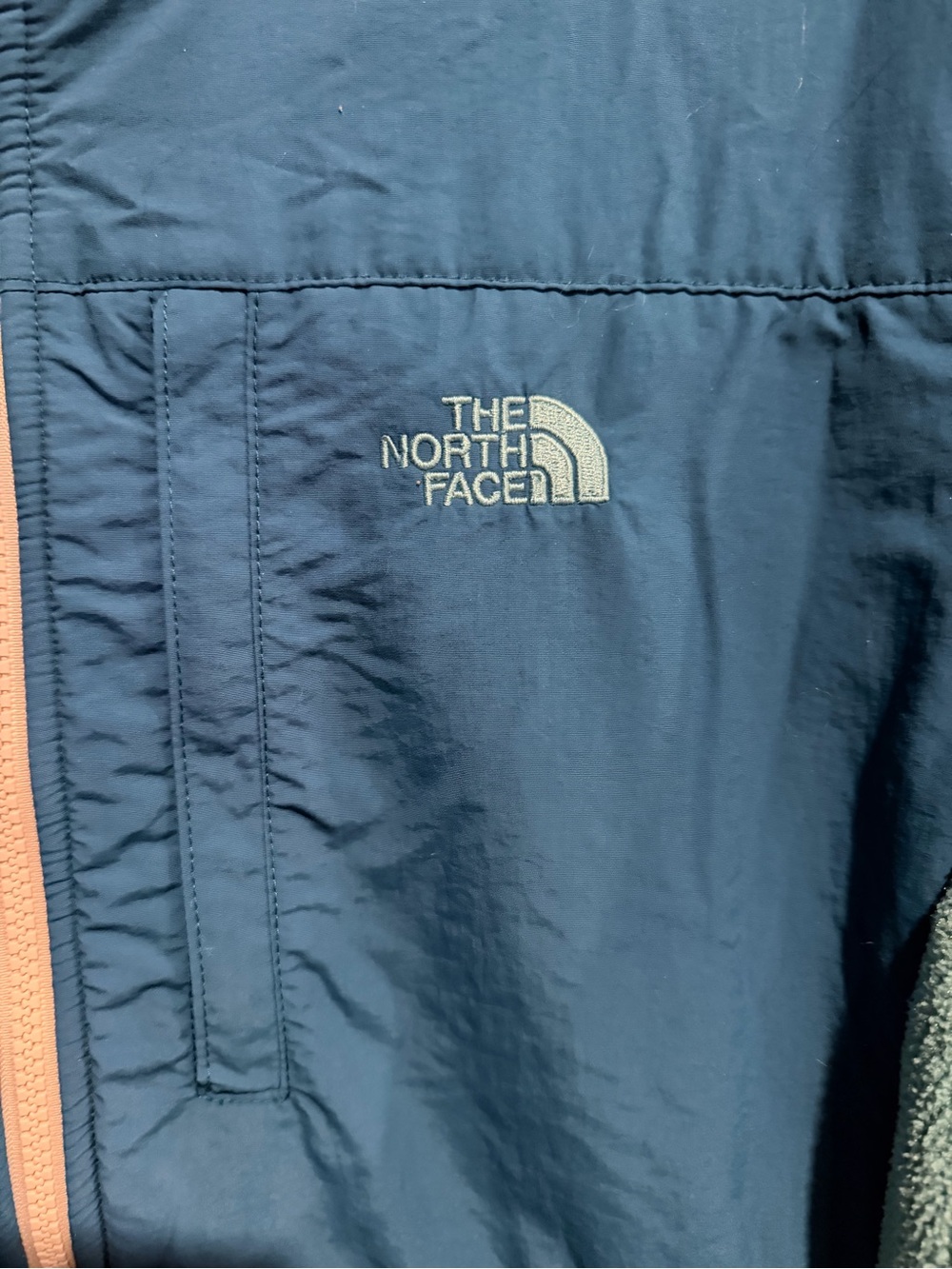 The North Face Teal Fleece Zip Jacket Women’s XL/TG Outdoors Camping - Picture 3 of 8